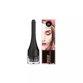SUGAR Cosmetics Born To Wing Gel Eyeliner with Brush | Smudgeproof & Matte | Lasts Upto 12 hrs - 01 Blackmagic Woman