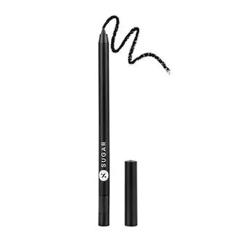 SUGAR Cosmetics Eyes Eyes Baby Gel Eyeliner | 16 Hrs Long wear Creamy Matte Finish |Intense Black Pigment Formula | 0.6 g - 01 Esmeralda