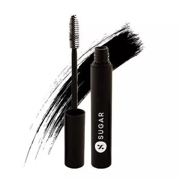 SUGAR Cosmetics Lash Mob Limitless Mascara | Защита ресниц и высокая пигментация - 01 Black With A Bang (черный)