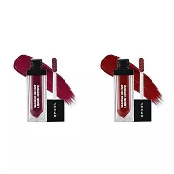 SUGAR Cosmetics - Liquid Matte Lipstick - 25 Very Mulberry (Deep Berry) - 4.5 Ml & Liquid Matte Lipstick - 4.5 Ml