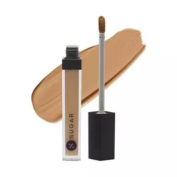 SUGAR Cosmetics Magic Wand Full Coverage Concealer | Matte - 45 Con Panna (Medium Beige Full Coverage Concealer With Golden Undertone)