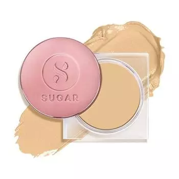 SUGAR Cosmetics Mettle Cream To Powder Foundation | Full Coverage & Matte | 12gm - 20 Galao (Light Medium, Golden Undertone) - 12 g