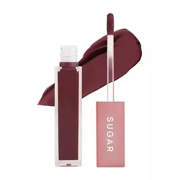 SUGAR Cosmetics Mettle Matte Liquid Lipstick For Women | Highly Pigmented | Transferproof & Long Lasting |7Ml - 07 Bell
