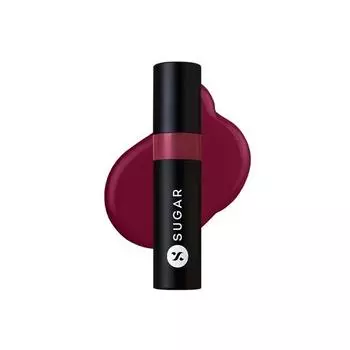 SUGAR Cosmetics Partner In Shine Transferproof Glossy Lipstick | Lasts upto 24hrs | Transferproof & Smudgeproof - 3ml - 13 Mulberry Merlot