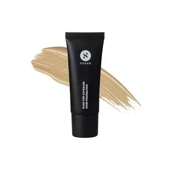 SUGAR Cosmetics Rage For Coverage 24Hr Foundation | Full Coverage | Matte Finish I Creamy Formula | 25 ml - 35 Frappe