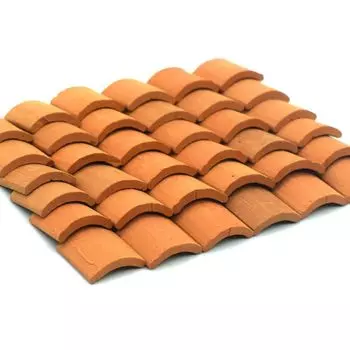 Sugarello Миниатюрный кирпичный набор для диорамы, миниатюрные детали, красный кирпич, мини-кирпич, модель кирпичного здания, детали из кирпича, 100 деталей, 1/16 (1/16 Плитка) красный