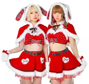 SugarWhip Love Cape Santa Cosplay Red [Clear Stone] Womens