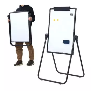 SUGGEST Whiteboard Free with 52 x 73 Adjustable Stepless Compatible with Includes Menu Board Stand, Standing, Vertical, Legs, Double-Sided, Folding,