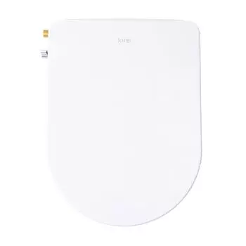 Sugihan Water Pressure Cleaning Toilet No Power Supply Prevention Двойная очистка Медленно закрывается Kirei Pure White Seat, Требуется, Насадка,