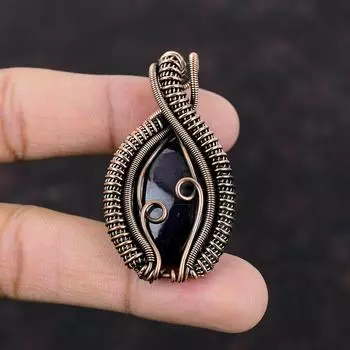 Sugilite Pendant Copper Wire Wrapped Pendant Handmade Jewelry Real Gemstone Pendant Sugilite Jewelry Amazing Pendant Copper Jewelry For Gift