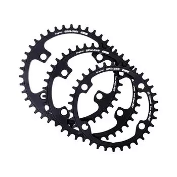 Sugino 42T BLACK for Shimano crank Chainring 1 piece GRV4-SWN 3/32 4-arm (4 bolts) чёрный