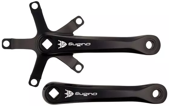 Sugino RD4 Crank ABK BLK Mighty Taper 165mm (Single) P.C.D.130mm чёрный