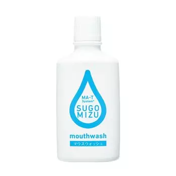 SUGO MIZU Ополаскиватель для полости рта 450 мл [Сделано в Японии] Без спирта, без отдушек, без красителей