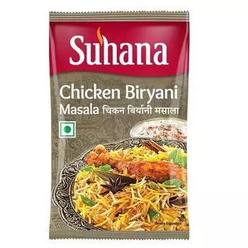 Suhana Chicken Biryani Masala 200 г пакет - Упаковка из 2 шт.
