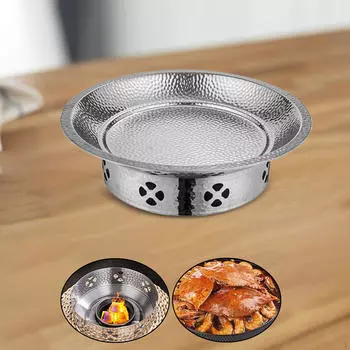 Сухая кастрюля для готовки, легко моется, многоцелевая, прочная, сервировочная сковорода для морепродуктов 22cm argent