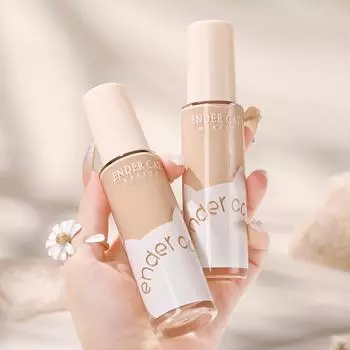 Сухая кожа, Жирная кожа, Питание кожи, Без макияжа, Стойкий консилер, Против пота, Без легкой основы под макияж, Жидкая основа Little Milk Cat E01#
