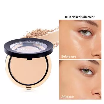 Сухая пудра легкая и дышащая, фиксирует макияж, слегка маскирует 10 г One Size