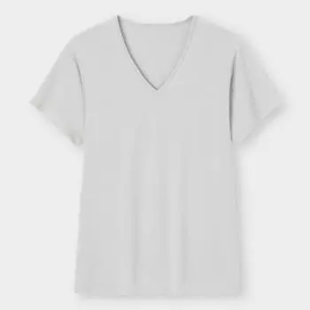 Сухая сетка в стиле GU, V-образный вырез, Т с короткими рукавами