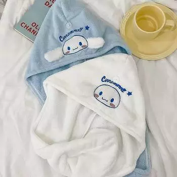 Сухая шапочка для волос Аниме Банная шапочка Мультфильм Кавайи Милая Суперабсорбент Домашнее Полотенце Для Ванной Подарки Для Девочек