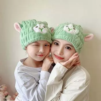 Сухая шапочка для волос, супер впитывающая быстросохнущая косынка, новый стиль, полотенце для протирания головы, симпатичная повязка для волос