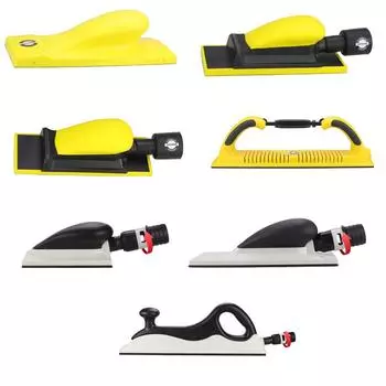 Сухая шлифовальная доска для ручного шлифования, автомобильная шпатлевка, ручной рубанок, прямоугольная вакуумная наждачная бумага, шлифовальная доска из ясеня, инструмент для кузовного ремонта