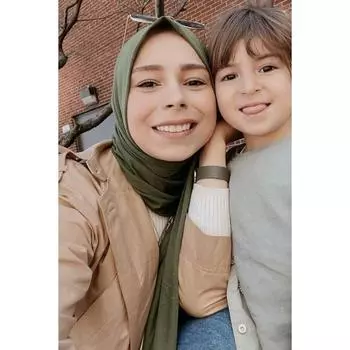 Suhedanur Combing Premium Jersey Hijab Pine Green