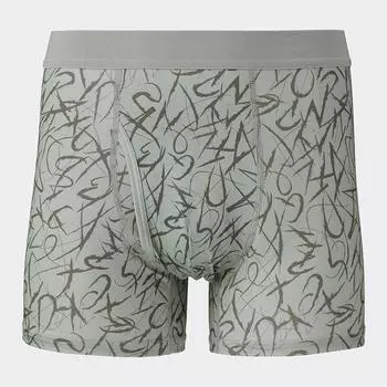Сухие боксеры в стиле GU by Uniqlo с надписью