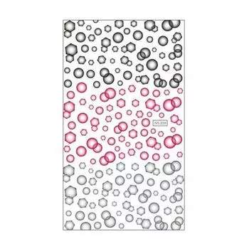 Сухие наклейки Nail Sketch, 228 Bubble Black, 1 шт.