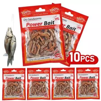Сухие песчаные черви, приманки для рыбалки, искусственные морские черви, мягкие приманки для соленой и пресноводной рыбалки, реалистичные приманки с запахом рыбы