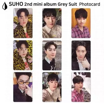 Сухо из 2-го мини-альбома EXO Grey Suit Официальная фотокарта Фотокарта KPOP K-POP P VER - C#1