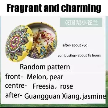 Сухоцветы Ароматические свечи Сделай сам Выйдите замуж креативно Соевая свеча благовоние сопутствующий подарок Маленькая свеча на день рождения