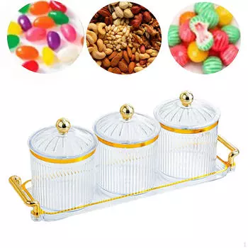 Сухофрукты Тарелка Закуски Блюдо с Крышкой Контейнер Для Хранения Пищи Закуска Свадебные Орехи для Amber
