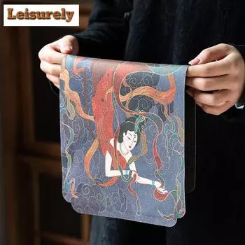 Сухой пенный коврик в китайском стиле, двухстороннее кухонное полотенце, профессиональный чайный столик, многоцелевая подставка под чайную тарелку, рукоделие