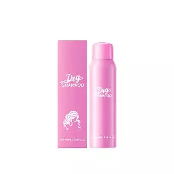 Сухой шампунь, несмываемый сухой спрей для волос, контролирующий жирность волос, освежающий спрей, несмываемый шампунь-спрей100 мл One Size белый