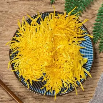 Сухой травяной чай с травами для здоровья Органический чай с желтыми хризантемами Цветочный чай