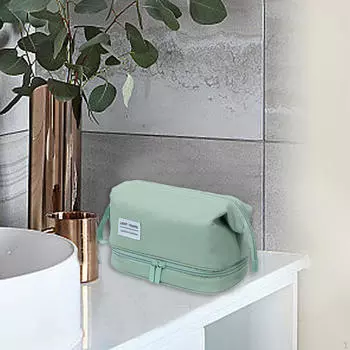 Сухой Влажный Разделитель Косметичка Косметика Хранение Легкий Большой Отделение Косметика Путешествия