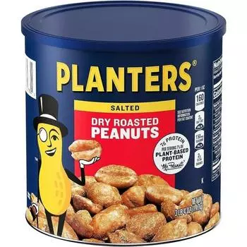 Сухой жареный арахис Planters, 1,47 кг, 1 шт., корейские орехи