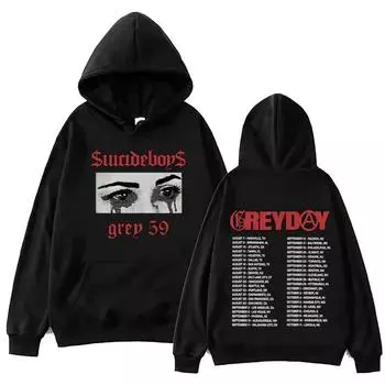 SuicideBoys G-59 Greyday Hoodie Harajuku Hoodie L
