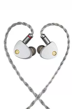 Suigetsu Ame MoonDrop Aria 2 Профессиональные наушники HIFI для всех каналов Керамическое покрытие Композитный вибрационный 2-контактный разъем Дизайн Наушники, Сцены,