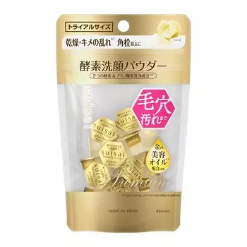 suisai Beauty Clear Gold Powder Wash Enzyme Facial Cleansing Facial Cleansing Powder Отдельная позиция 1 порция x 15 штук Horn Dead Skin Care (пробный)