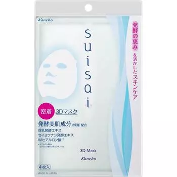 Suisai Kanebou Cosmetics Suisai 3d Mask 4 листа