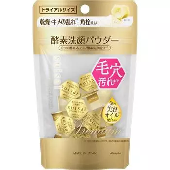 Suisai Kanevou Cosmetics Suisai Beauty Прозрачная Золотая пудра для умывания 6г