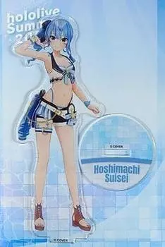 Suisei Hoshimachi Acrylic Stand Hololive Summer Splash Party ver. Official Goods