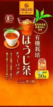 Suisouen Suisouen Honpo Organic Hojicha TB30p Made in Kagoshima Prefecture Hojicha Tea Bag Organic Organic JAS Certification