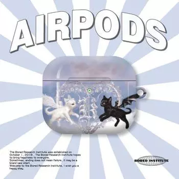 Suitable for Airpods3 Generation Earphone Case Airpodspro Second Generation/First Generation Protective Case Glossy Hard Case Airpods4 Generation Apple AirPods