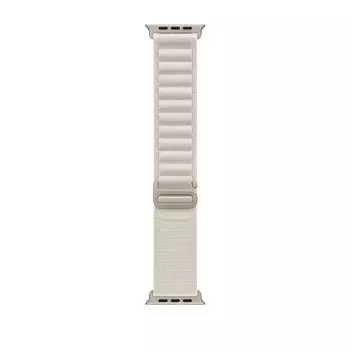 Suitable for AppleWatch S10 46/42mm Watch Apple Strap Alpine Nylon Loop Sports S87654 Starlight color Suitable for iwatch s1/2/3 42mm