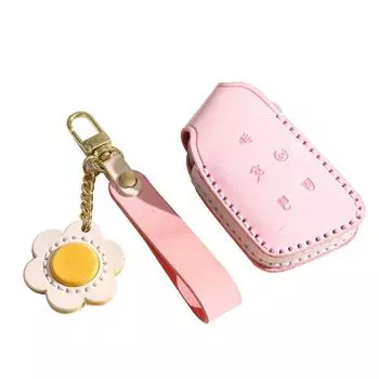 Suitable for Cadillac key set CT4/CT5 girl shell CT6 bag XT4 high-end XT5 keychain XT6 розовый