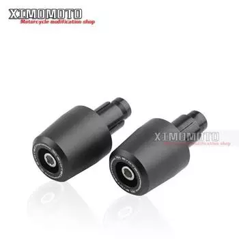 Suitable for Suzuki Sv650x SV650 2016-24 Increased Restoration Handle Plug Balance Terminal Shock Absorption Aluminum alloy black-about 130g(Gift tools)