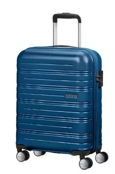 Чемодан для переноски High Turn Spinner 55 34 л 55 см матовый темно-синий [American Tourister] 2,7 кг
