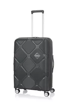 Suitcase Carry Case INSTAGON Spinner Expandable TSA Allowed 55cm Dark Gray [American Tourister] 55/20 Carry-on 35/42L 2.8kg